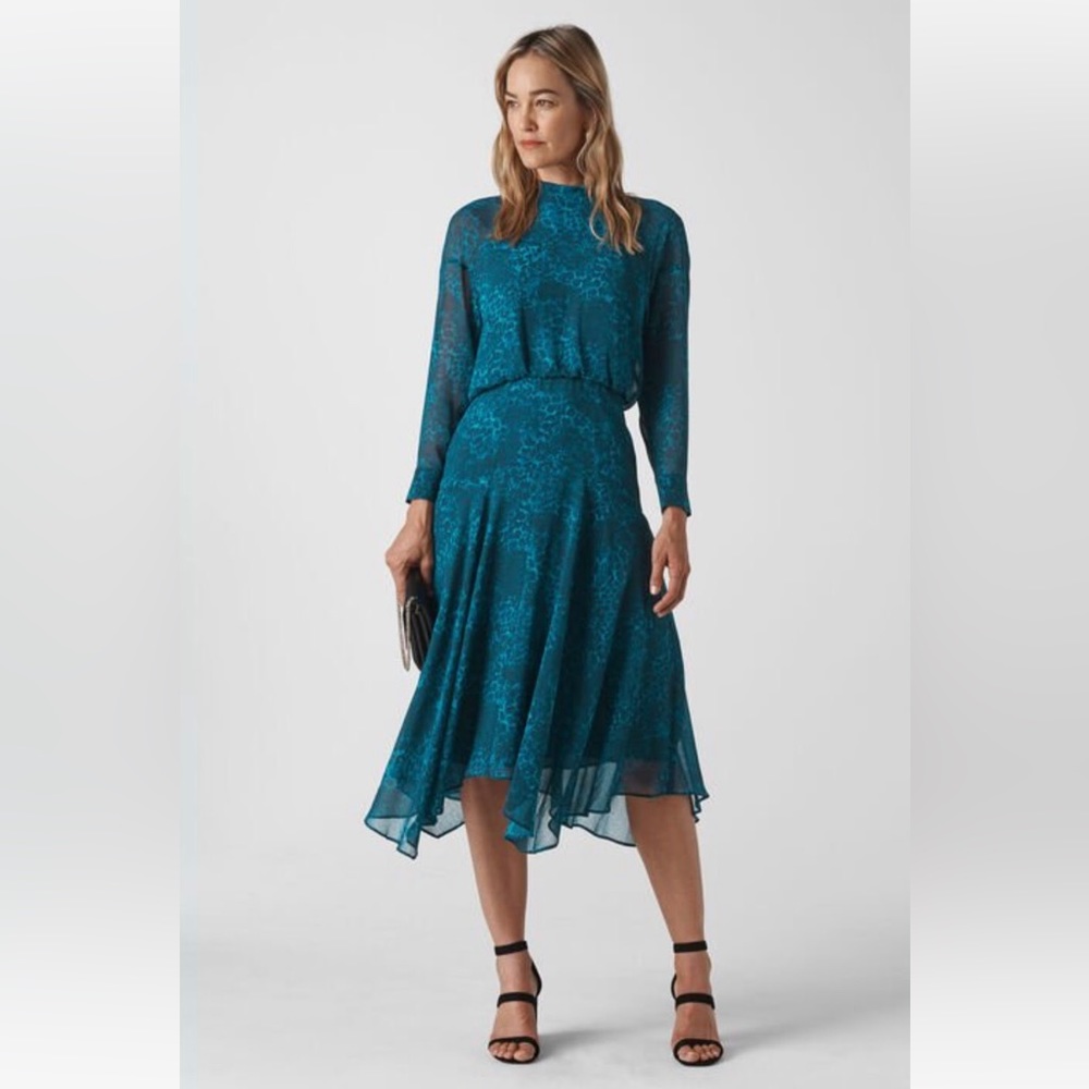 WHISTLES Big Cat Carlotta Dress US Size 4